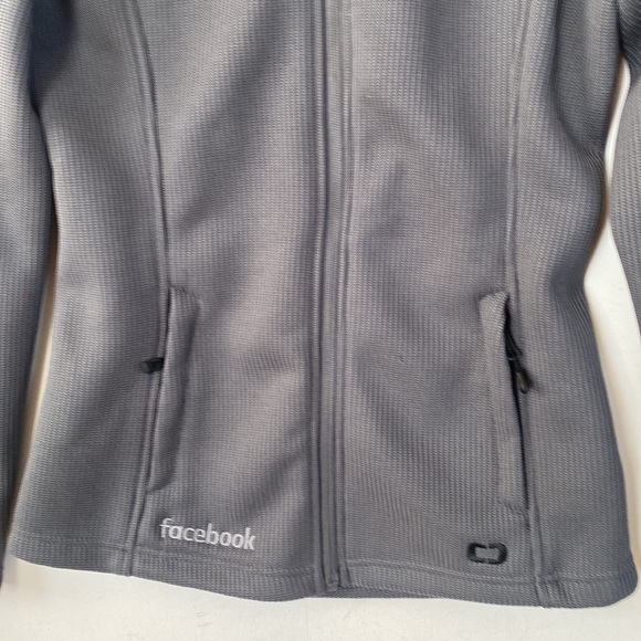 Ogio grey long-sleeve full zip ribbed jacket, Size X-Small - Picture 4 of 9